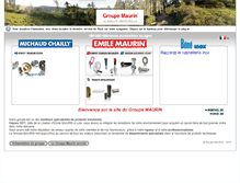 Tablet Screenshot of maurin.fr